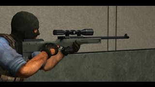 Counter Strike Source-AWP No Scope
