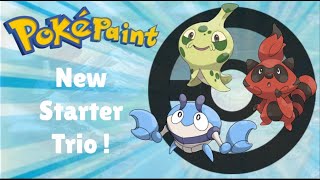 New starter Pokémon! for a Florida based Pokémon Region! (Poképaint)