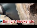 Emily’s Elkins Bookends #Elkinsarkansas #Arkansas #quartz #druzy #bookends #labrodorite #lapidary