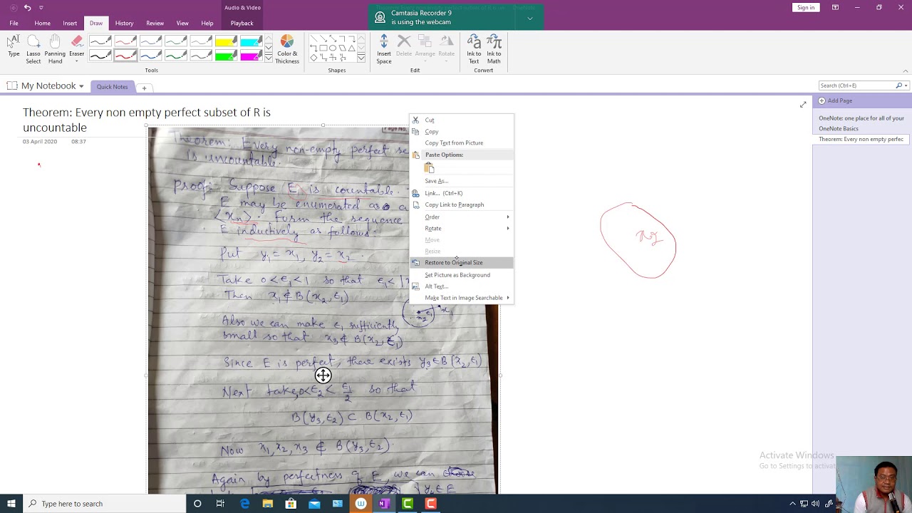 Every non empty perfect set is uncountable