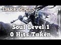 Dark Souls Remastered SL1 All Bosses 0 Hit Run (No Pyromancy)