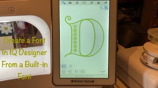 Create a Different Font in IQ Designer Using a Built-In Font