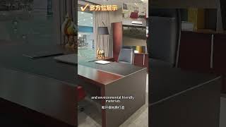 Premium executive & office desks from factory#OfficeDeskProduction #factorytour #BossDesk