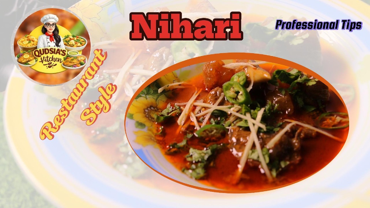 Nihari Recipe | Restaurant Style Beef Nihari | Traditional Pakistani Nihari | English Subtitles