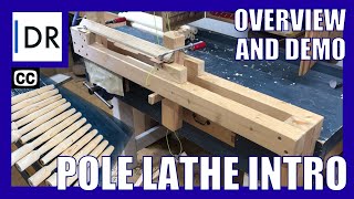 Cheapest Lathe Ever - Foot Powered [CC 🇬🇧🇺🇸🇩🇪]