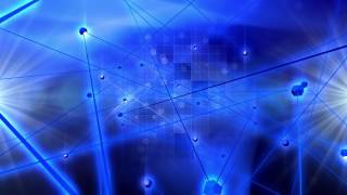FREE HD video backgrounds   Abstract blue hi tech digital background with 3D lines wires