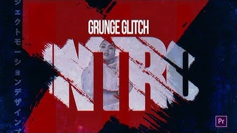 GET FREE PREMIERE PRO GRUNGE EFFECT DRAG AND DROP #premierepro #videoediting