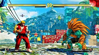 Ken vs Blanka (Hardest )  Street Fighter V