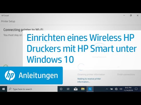 Einrichten eines Wireless HP Druckers mit HP Smart unter Windows 10 | HP Drucker | @HPSupport