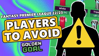 PLAYERS TO AVOID IN YOUR FPL WILDCARD - Fantasy Premier League