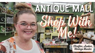 What A Fun Place! | Antique Mall Shop With Me | Buying & Selling Vintage and Antiques!