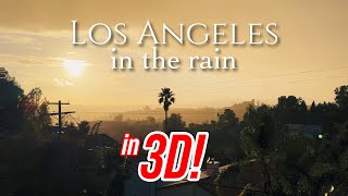 LA in the rain | iPhone spatial video 3D