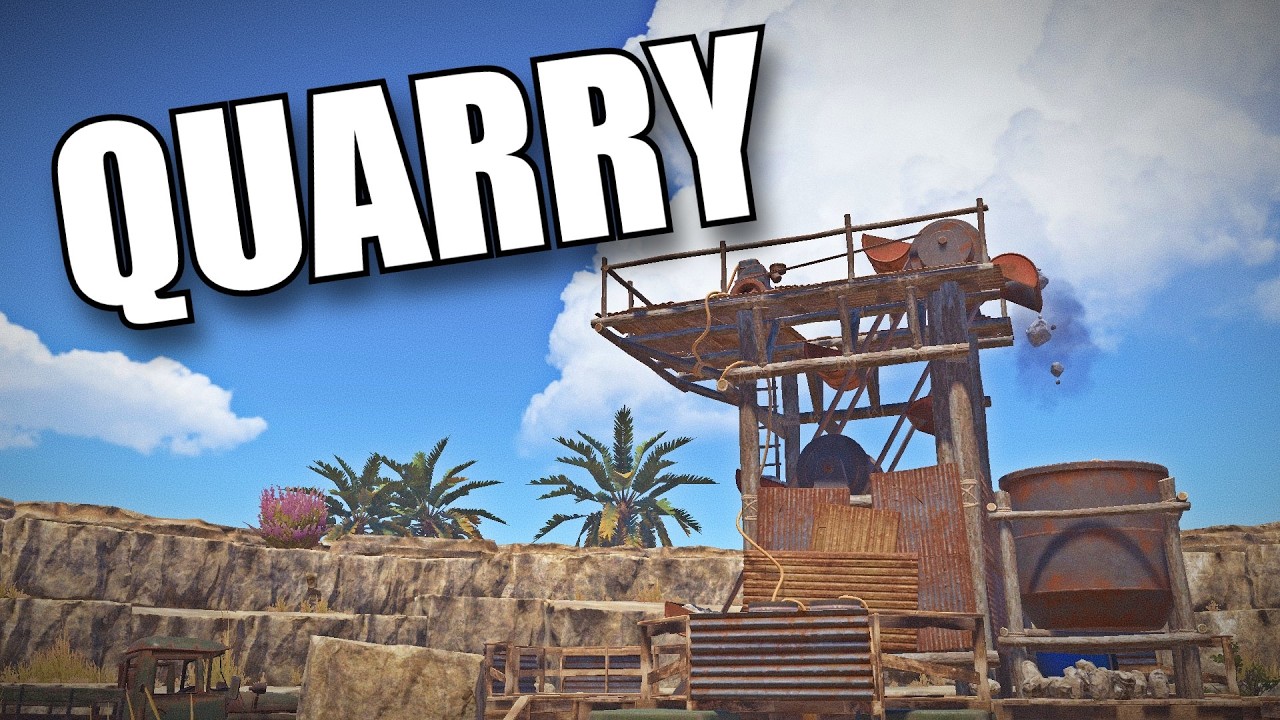 i took over the best quarry in rust... - YouTube
