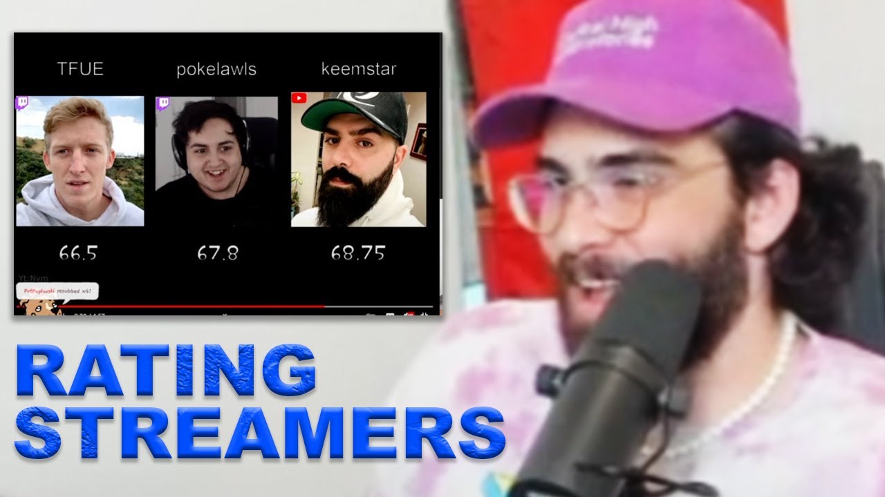 AI Rates Twitch Streamers by Beauty Hasanabi Reacts YouTube