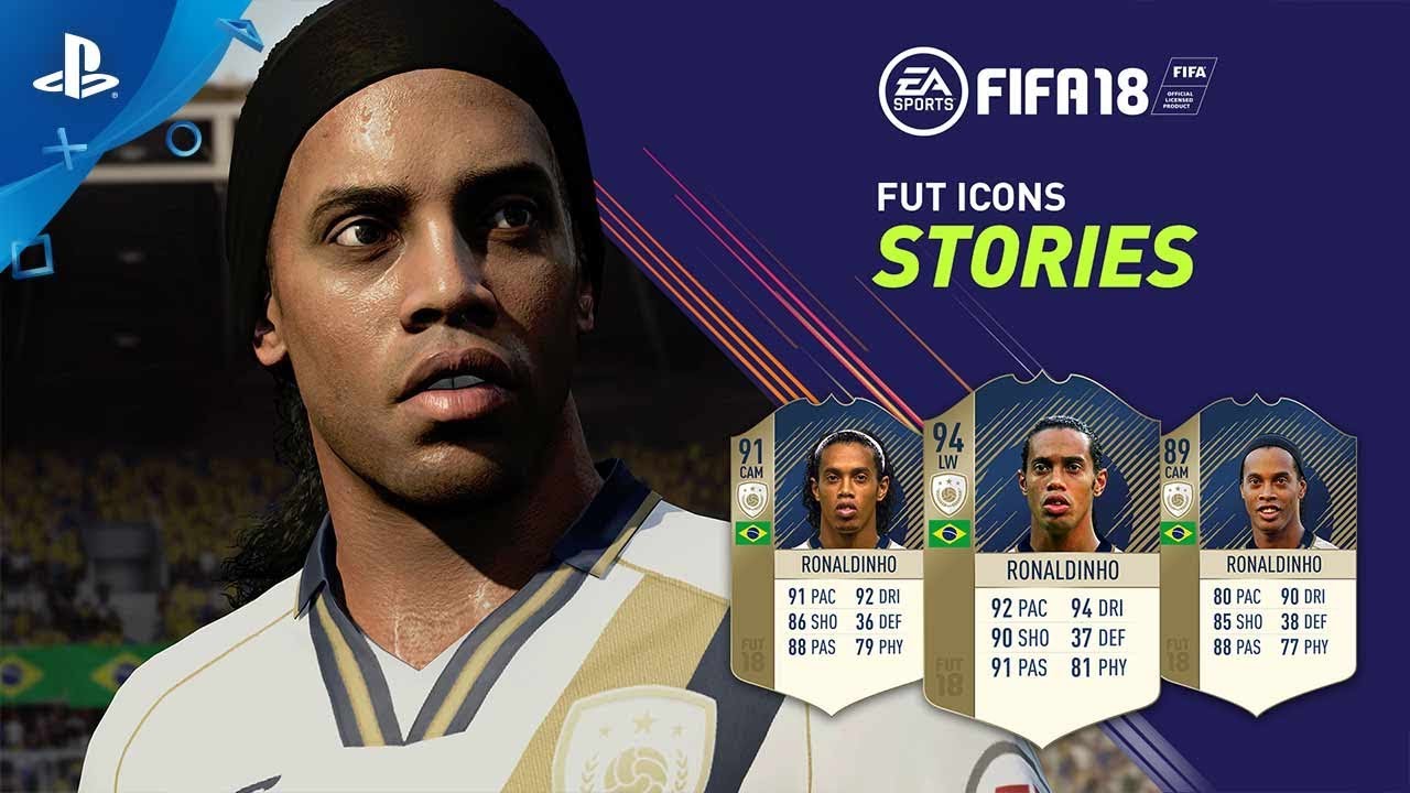 Fifa 18 Fut Icons Stories Ft Ronaldinho Ps4 Youtube