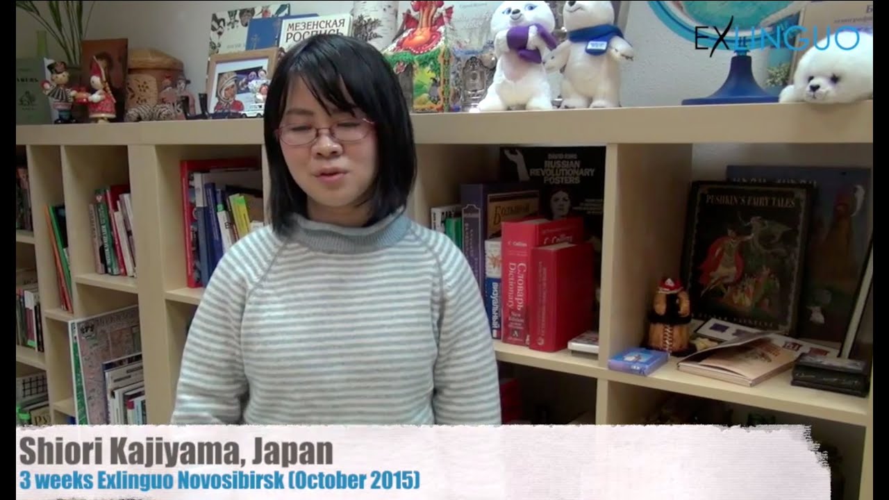 russian culture presentation Review (in Japanese) of Exlinguo Novosibirsk Russian language school by Shiori, Japan | October 2015