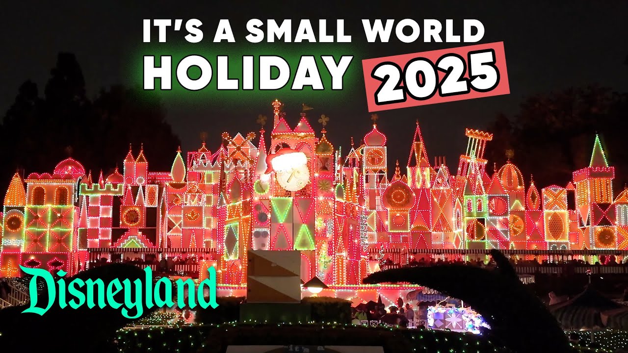 It’s a Small World Holiday 2025 | Disneyland Christmas Ride POV | Opening Night 4K