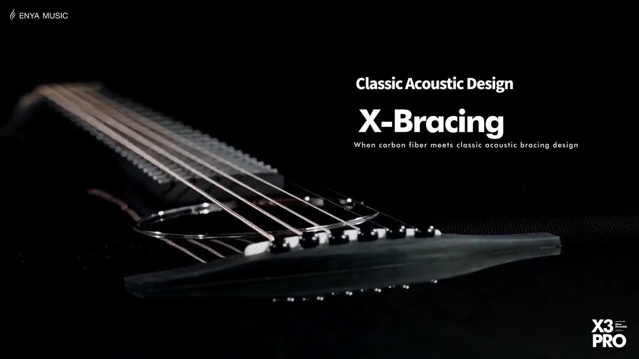 Enya X3 Pro Mini Carbon Fiber AcousticPlus® Guitar