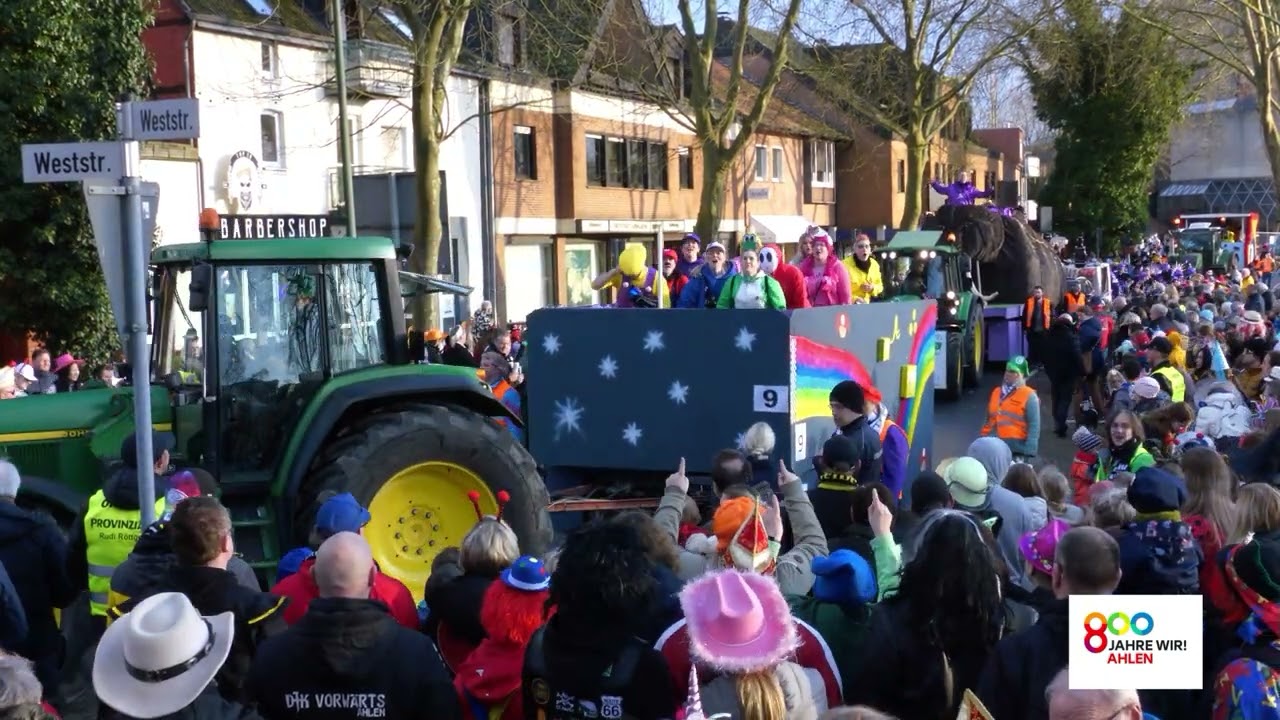 Rosenmontagsumzug Teil 2: "Wir auf der Sonneseite", Ahlener Carneval Club