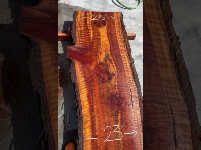 #167 Redwood #thelumberbaron #realgoodwood #woodworking #wood #lumber #liveedge #table #redwood #fsc