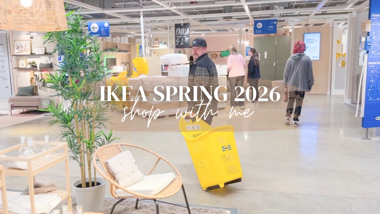 IKEA SHOP WITH ME AND HAUL // SPRING 2026 AT IKEA // CHARLOTTE GROVE FARMHOUSE