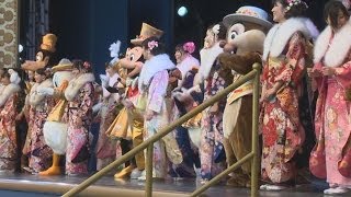 ミッキーが門出祝う ディズニーランドで成人式 Coming-of-Age ceremony at Tokyo Disneyland