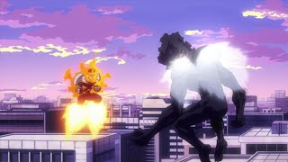 Endeavor vs. Nomu [recortado] | My Hero Academia, T4 (subtítulos en español)