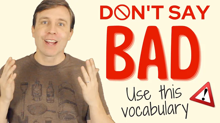 STOP SAYING BAD 🚫 Use these 46 words & phrases instead - DayDayNews