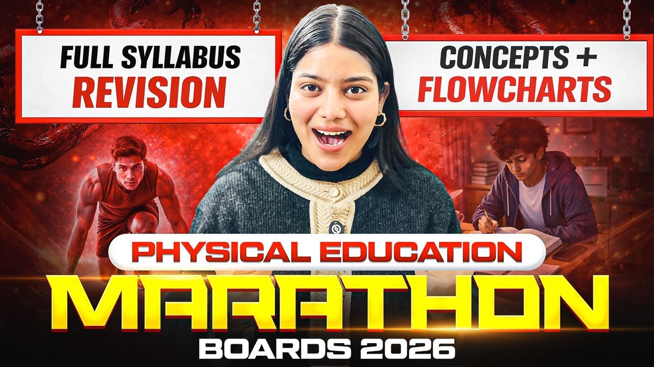 Physical Education Full Syllabus Revision For Boards 2026  | Class 12 Physical Education 🔥🤯💯
