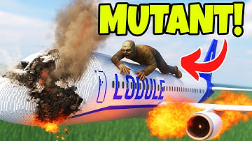 ZOMBIES CRASH PLANE! | Teardown Survival