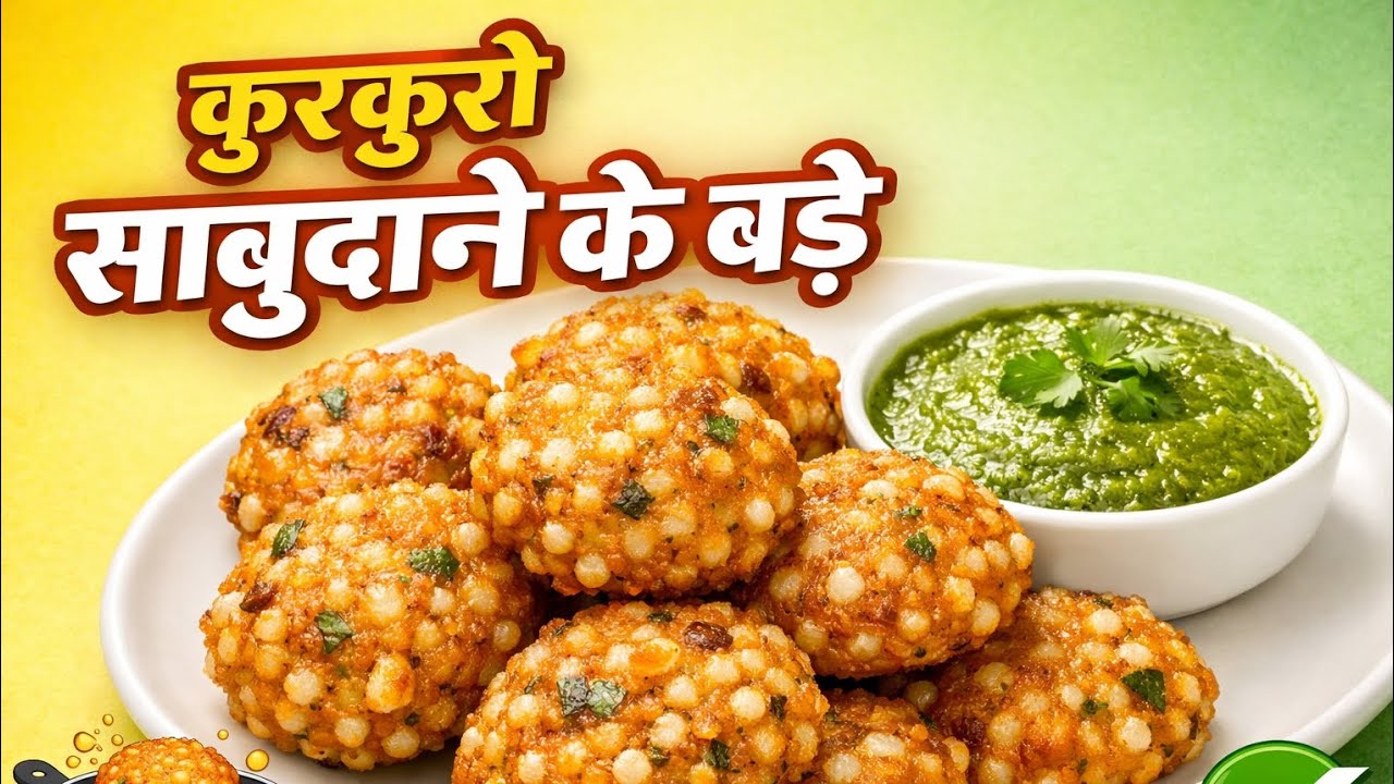 Vrat special sabudana ke Kurkure karare# Bade साबूदाना के कुरकुरे बड़े ##