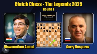 Anand, Viswanathan vs Kasparov, Garry | Clutch Chess - The Legends 2025 R1 screenshot 5