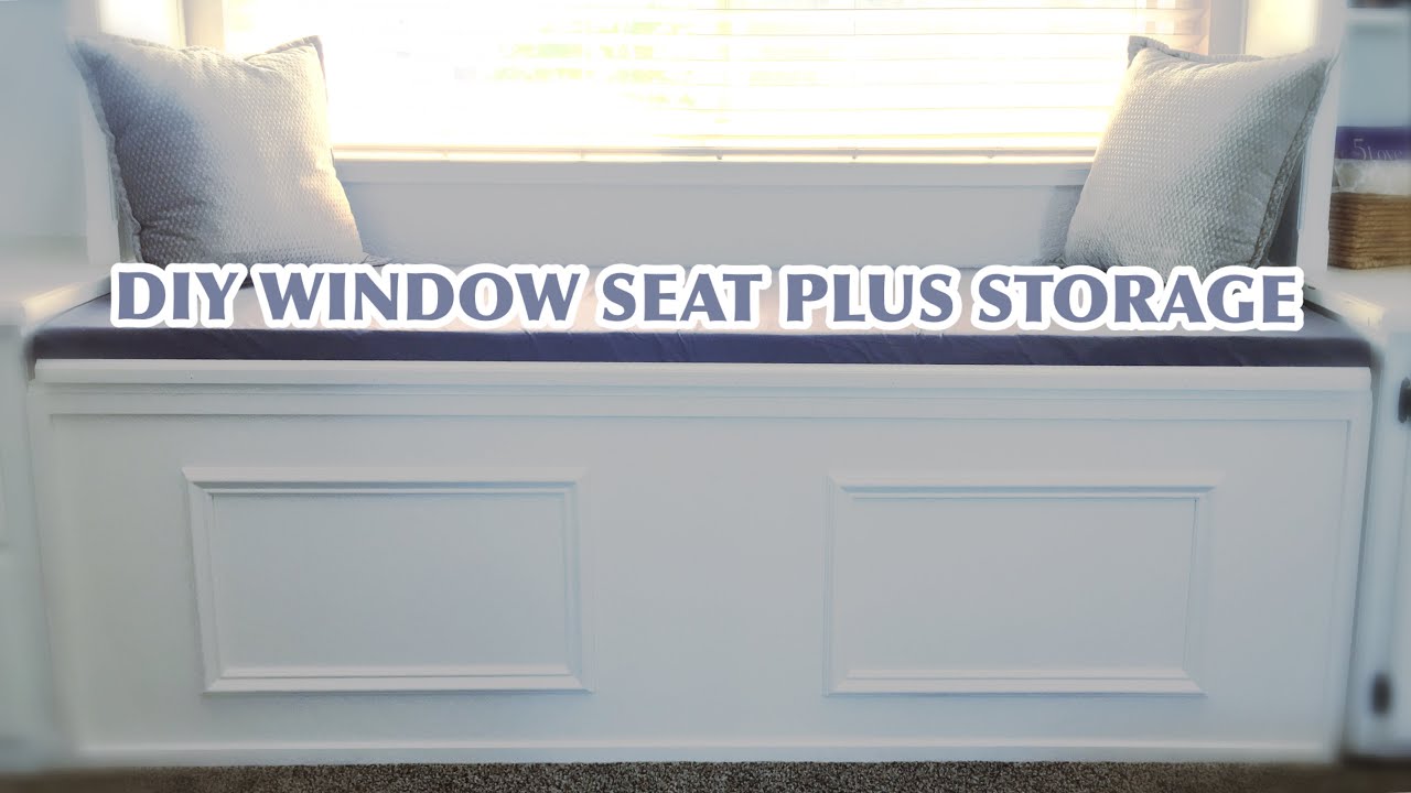 Window Bench Seat With Large Built In, Bench Seat With Storage Plans