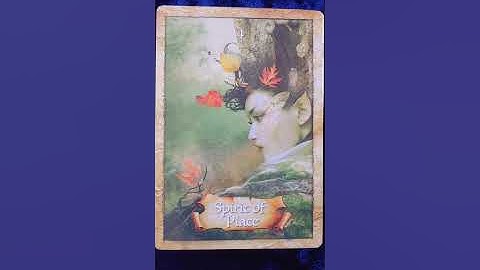 Spirit of Place 🗺️ The Enchanted Map Oracle card meaning