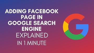 How To Add Facebook Page In Google Search Engine (2025)