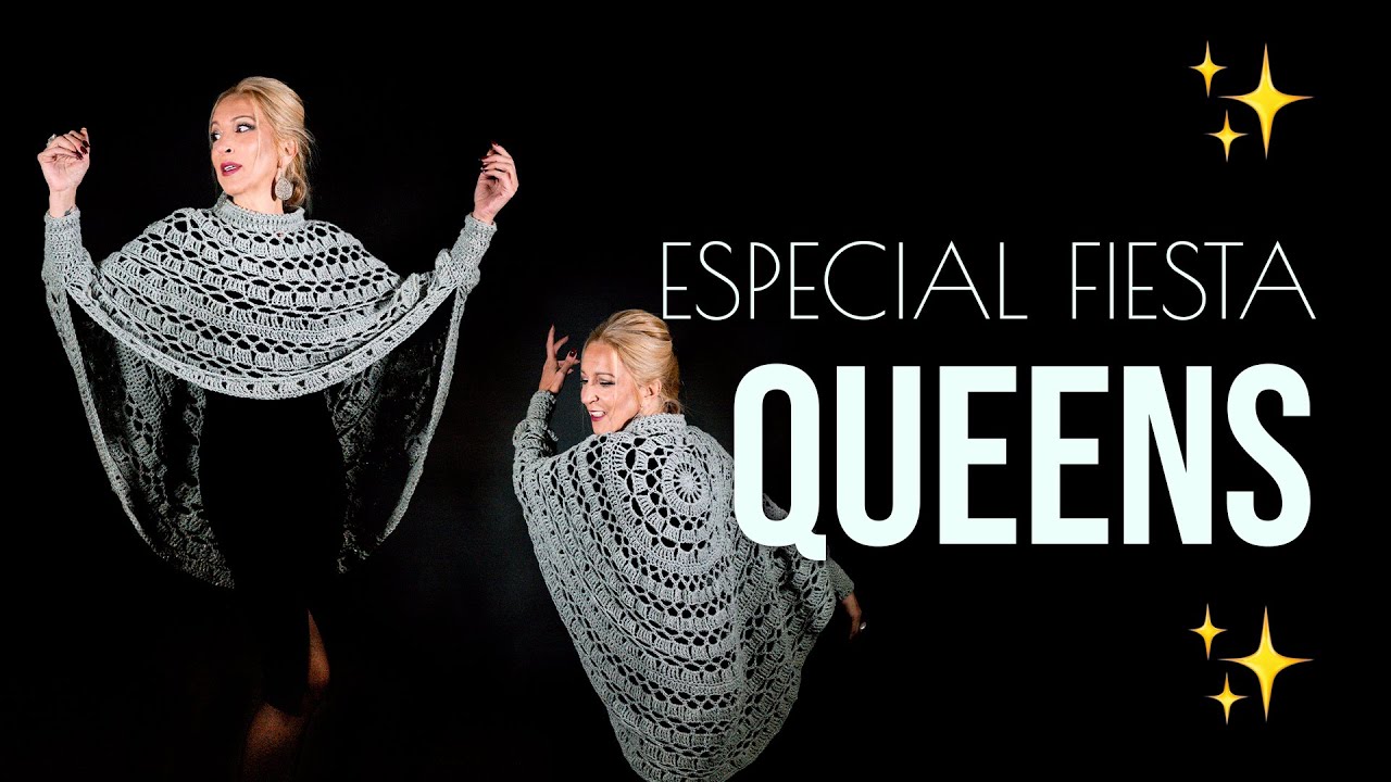 ⭐️ESPECIAL FIESTA⭐️ capa SÚPER FÁCIL para NAVIDAD a CROCHET en Tejer es de guapas