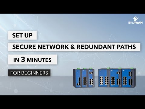 3 minute challenge – Set up a secure network with redundant paths