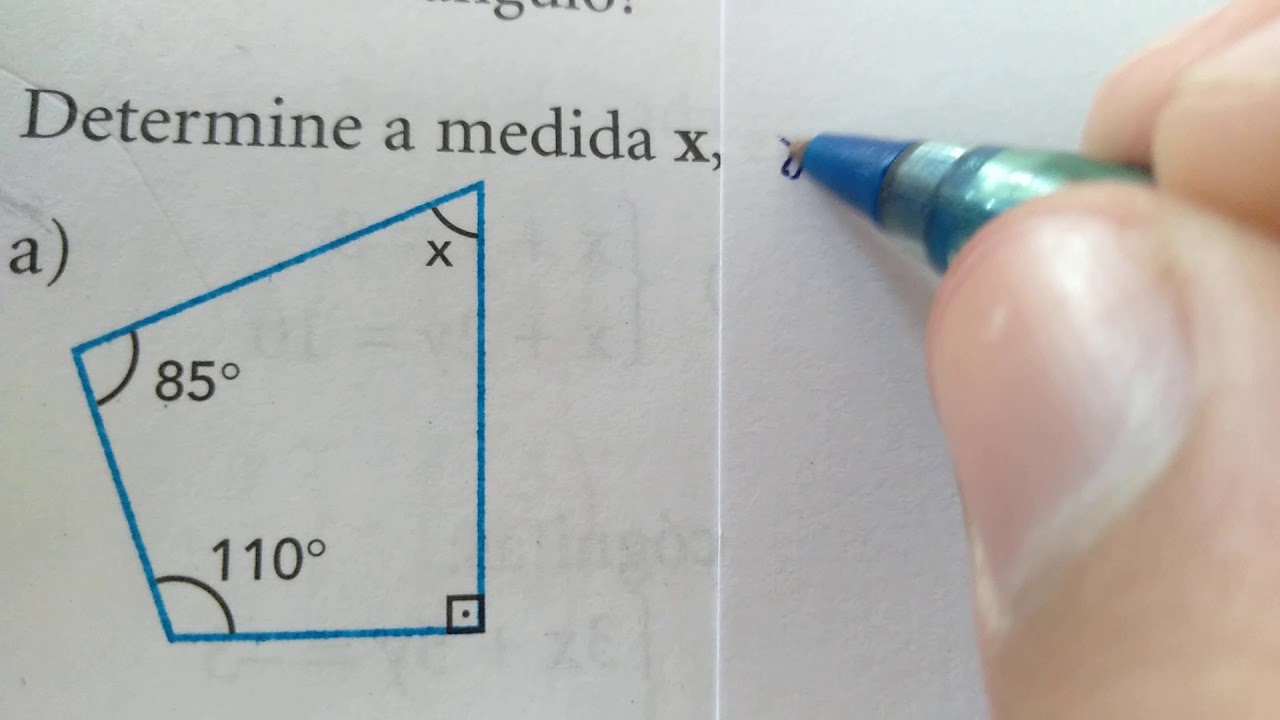 Determinar o valor de "x" no Quadrilátero