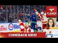 Calgary Flames Complete CRAZY Comeback in Season Opener against Vancouver Canucks