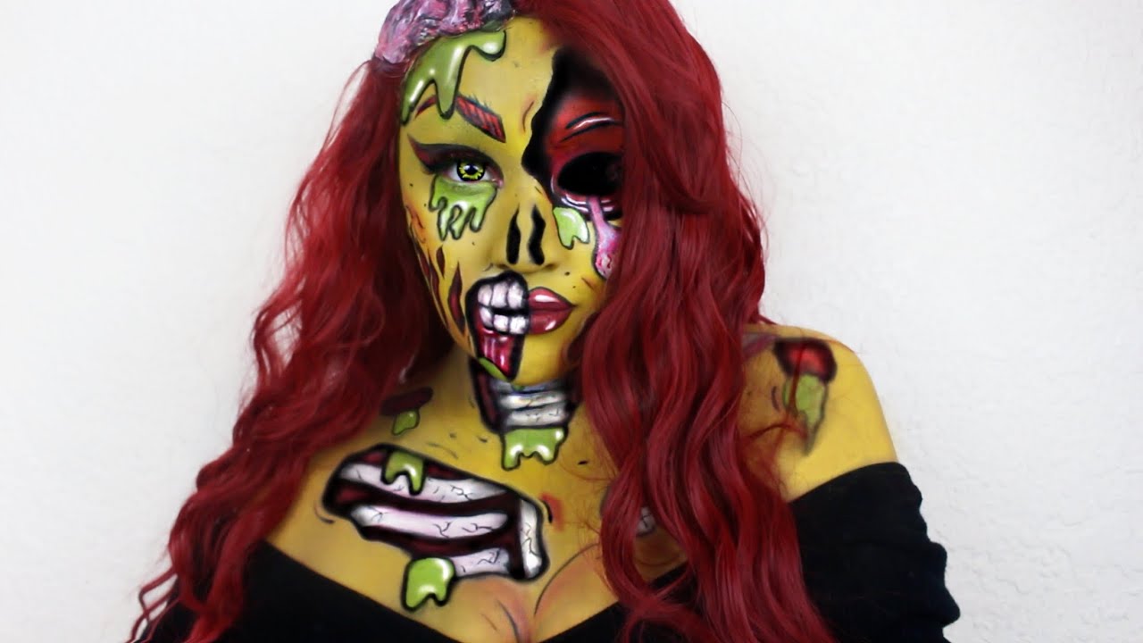 ZOMBIE POP ART MAKEUP | STEPHANY FLAMENCO