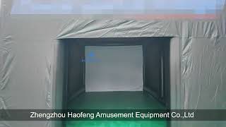 Outdoor inflatable golf shooting simulator – made in our factory, made for YOU.