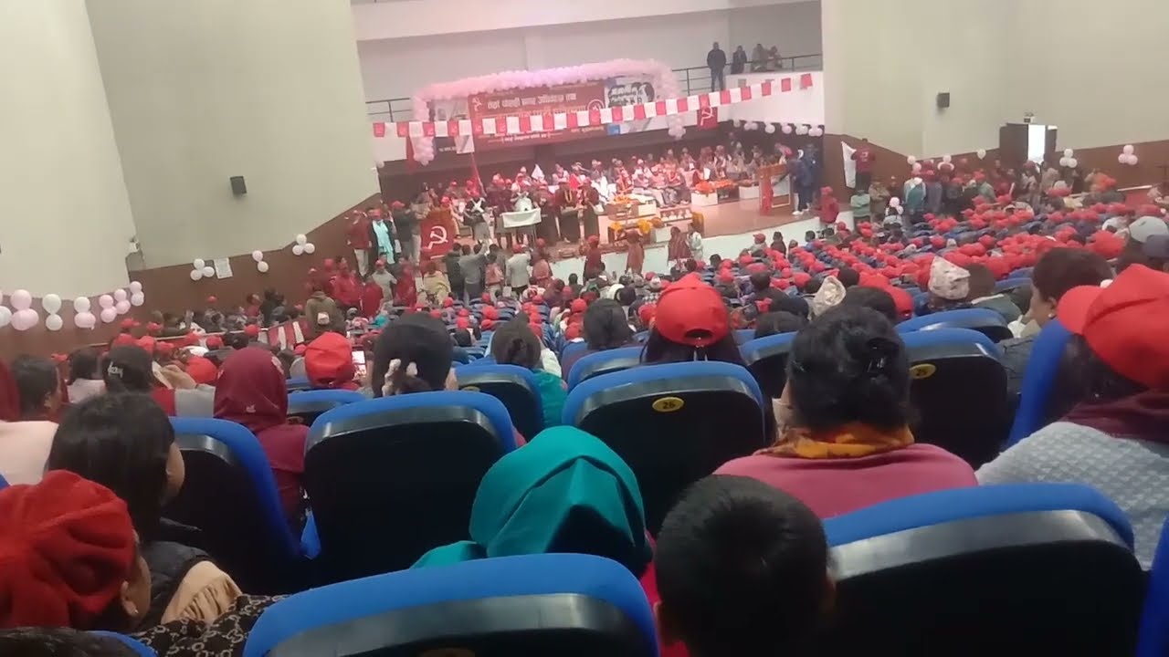 welcome song to pm parchanada dahal in dang.