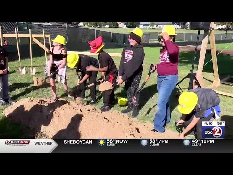 Groundbreaking on new addition of Victor Haen Elementary School