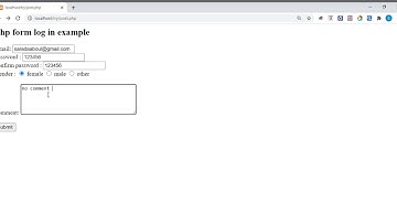 log in by using global variable ($_post)in php