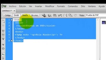 Dreamweaver CS6 y Wamp Server - Crear sitio (Osdashil Videos)