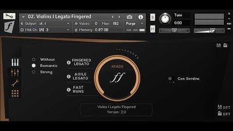 Berlin Strings legato demo