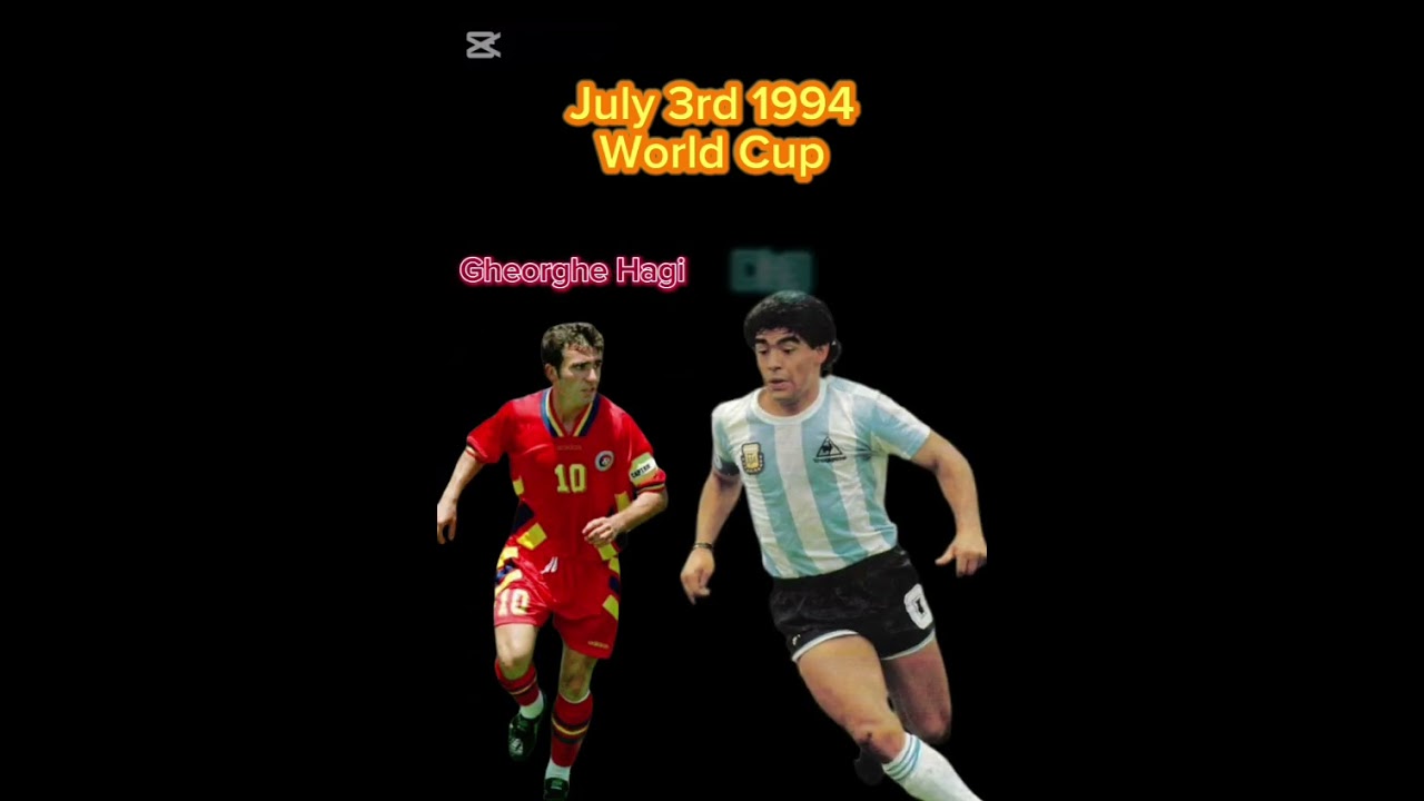 1994 World Cup. Argentina vs. Romania.