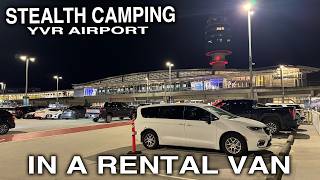 Stealth Camping at Vancouver International Airport YVR Eating at White Spot