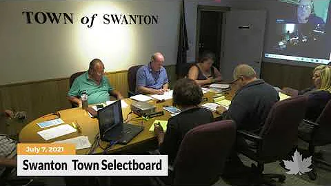 Swanton Town Selectboard | 07/06/2021