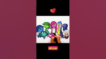 Inside Out 3 Coloring Pages / New Emotion Love   #insideout2 #disney #cartoon